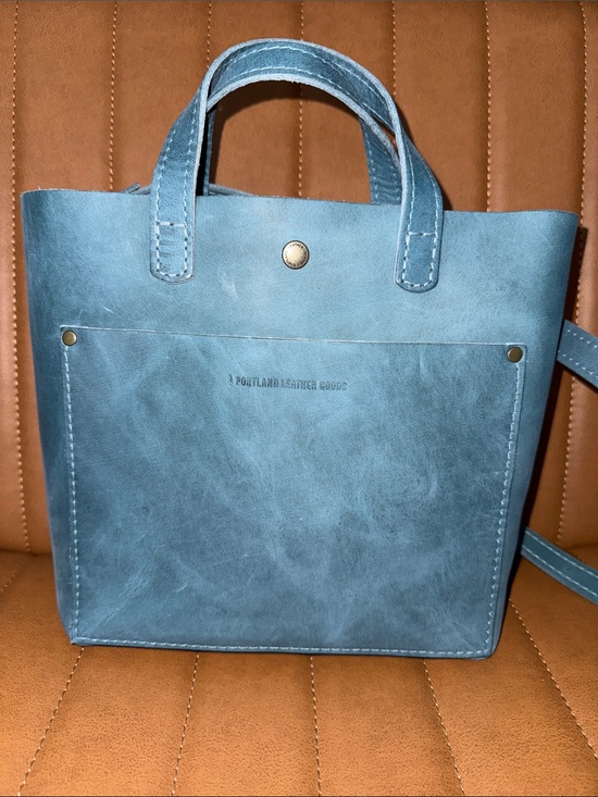 Portland Leather Handbags - Portland Leather ~ Mini Crossbody ~ AQUA 🩵